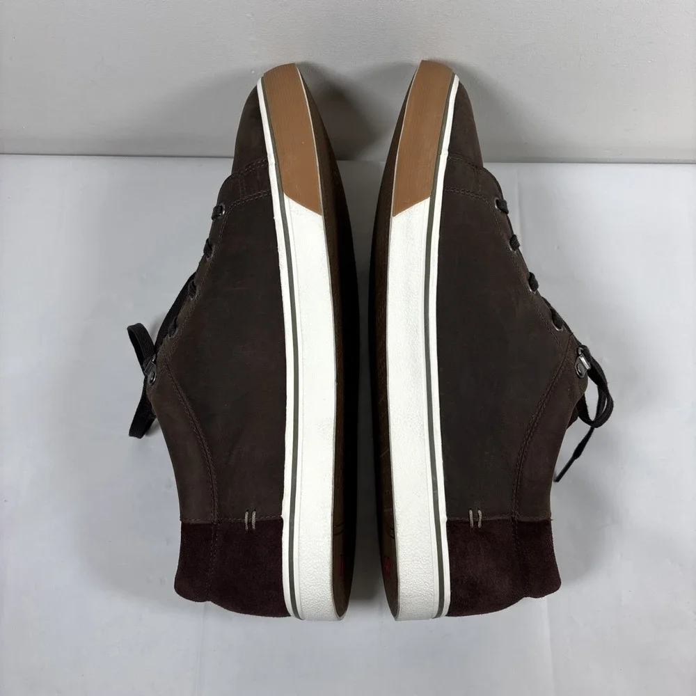 UGG Brock II Men's 13 Waterproof Sneakers Grizzly Brown Leather Suede 1098549